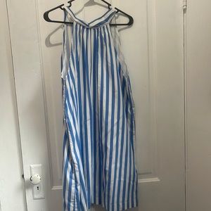 J crew tie neck dress